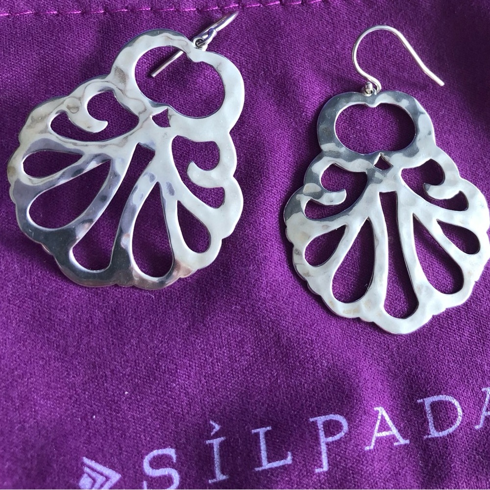 Silpada Silver Statement Earrings~925